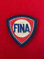 Vintage Formula One Fina Patch Gas Oil Cloth Patch Original 1970’s Sponsor - VG