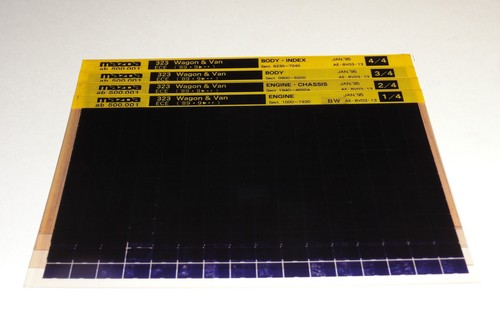 Microfiche spare parts catalog - spare,