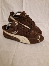 Puma Speed Cat Vintage Iffley II Sneakers Suede Brown White Size 8