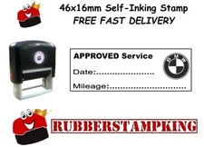 Approved Service Rubber Stamp