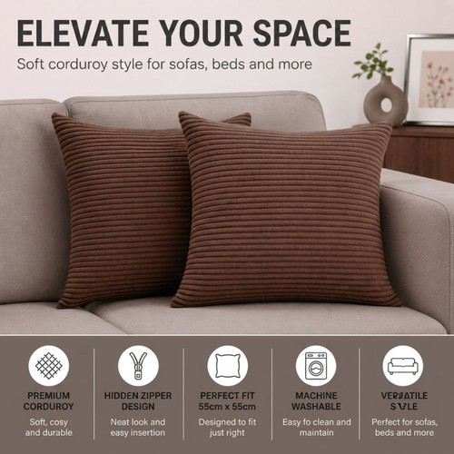 Luxury corduroy cushion - luxury,