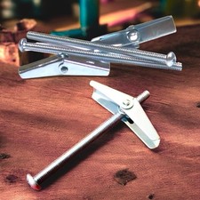 CAVITY TOGGLE HOLLOW WALL FIXINGS SCREWS BOLT PLASTER BOARD RAW PLUGS M3,M5,M6