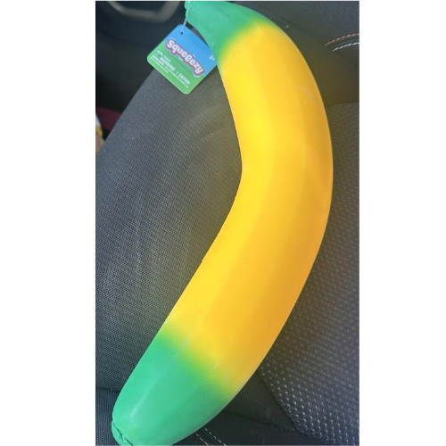Jumbo squishy banana - squishy, sunny
