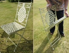 Aunt Hilda Garden Chair in Cream