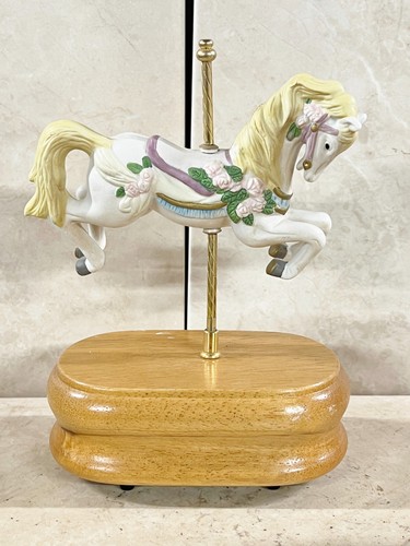Vintage carousel horse musical - vintage,