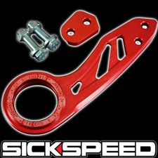 RED ALUMINUM REAR BUMPER HIGH