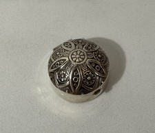 Ornate Antique 925 Silver Pill Box 15.2g