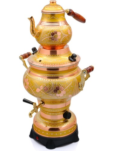 100 copper samovar gold tea - copper,