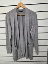 M&S LADIES GREY OPEN FRONT