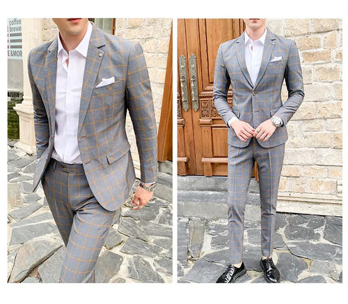 Mens grey slim fit - grey,