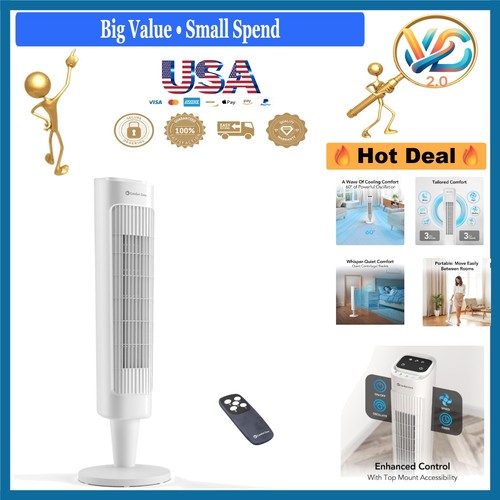 Inch oscillating tower fan - tower,