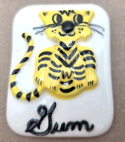 1978 studio pottery tile - 1978,