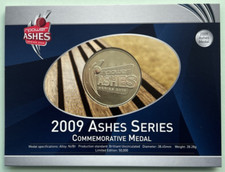 2009 Royal Mint Cricket Ashes Series Commemorative Medal - Ltd Edition 50,000