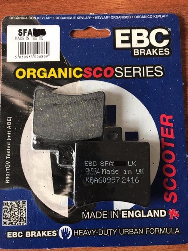 Rear brake pads scomadi - tl, 125