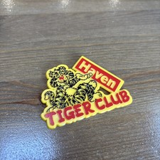 HAVEN TIGER CLUB  -  RORY THE TIGER - VINTAGE HOLIDAY PIN BADGE