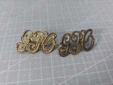 2 x Vintage G.P.O Brass Collar