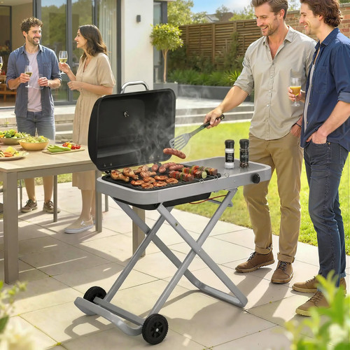 Foldable gas bbq grill - bbq,