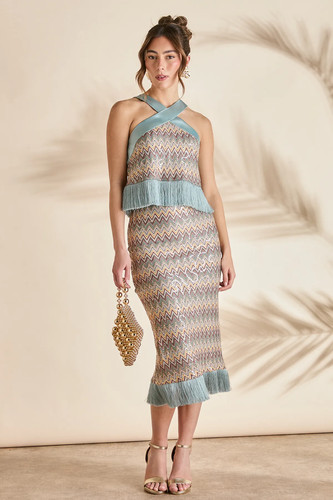 Coast multi midi skirt womens - coast,