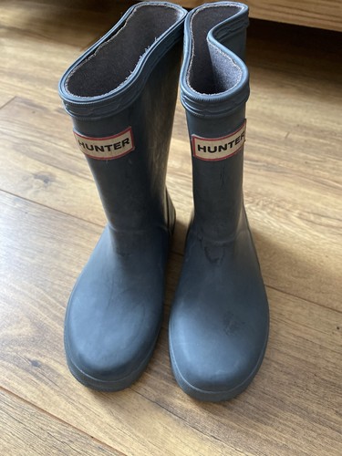 Hunter grey wellies - wellies, 9