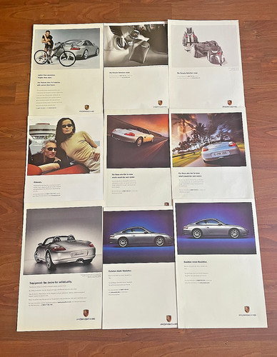 Vintage porsche advertising - vintage,