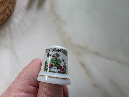 Lucky cornish pixie thimble - lucky,