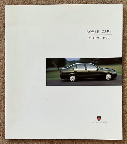 Rover cars sales brochure - rover,