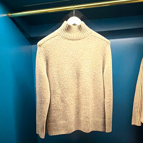 Zara women grey knit - zara, mock