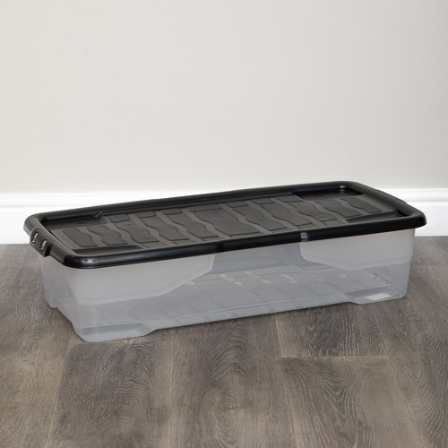 Under bed clear stackable - under,