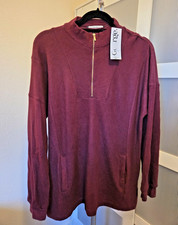 New with tags red burgundy
