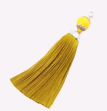 5 Large Key Tassels 11cm Long