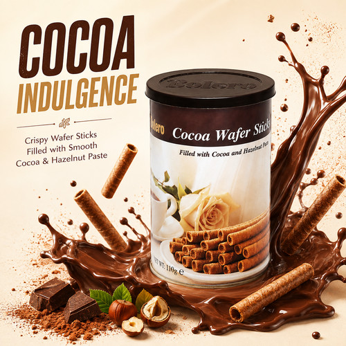 Bolero cocoa wafer sticks - wafer,