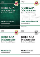 GCSE Maths AQA Revision Bundle: Foundation by CGP Books New Paperback 