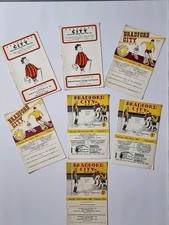 Bradford City FC Football Programmes 1960/61 to 1967/68 (Choose From List)