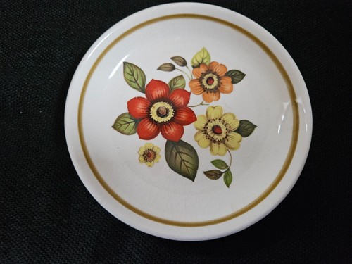 Vintage retro floral royal - floral,