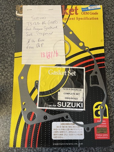 Suzuki ts125r ts125 - r, enduro
