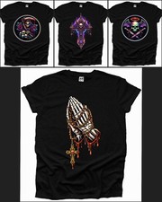Religious Gothic Tshirt Skull