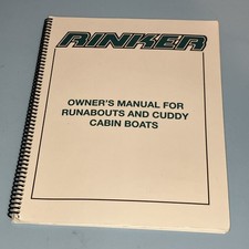 RINKER Boats Owners Manual for