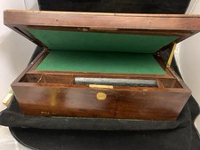 Antique mahogany writing slope - writing,