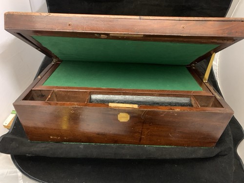 Antique mahogany writing slope - antique,