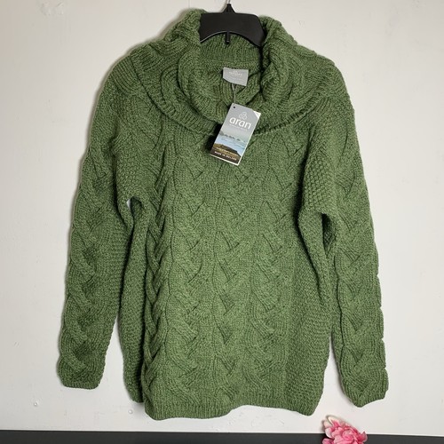 Aran craft green - -, cowl