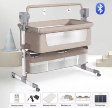 Usb swinging baby bed - bed, cribs