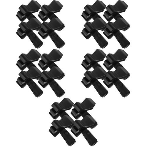 Black mini microphone - black, clip