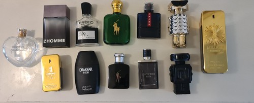 Empty aftershave and perfume - aftershave,