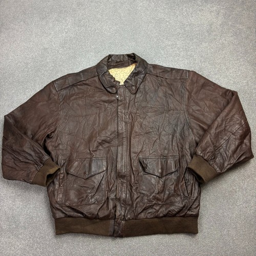 Leather flying jacket adult - leather,
