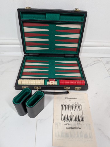 Vintage backgammon game - backgammon, set