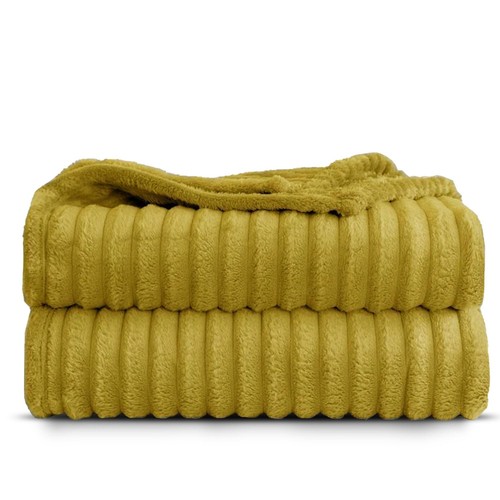 Chunky rib throws blankets - rib,