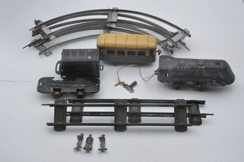 Old toy train mechanical - toy,