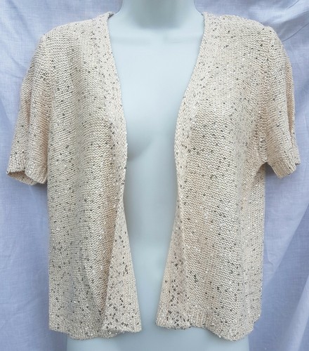 Womans silver sequin cream - womans,