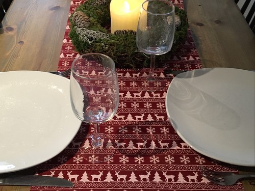 Scandi style christmas table - style,