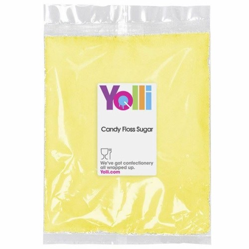 Yellow candy floss sugar 800g - candy,